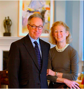 the lilleys: Mr. and Mrs. Lilley generously donate to allow students to pursue individual interests through research grant Photo Courtesy of Episcopal Academy website