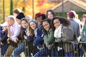 DIVERSITY: Students of different backgrounds come together at an EA soccer game. Photo Courtesy of Tabula