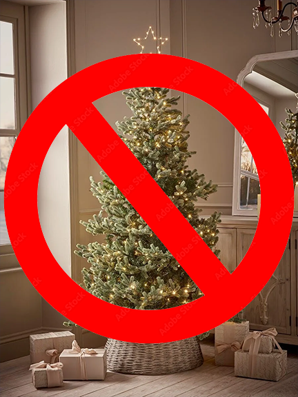 I wouldn’t touch Christmas with a 39 1⁄2 foot pole